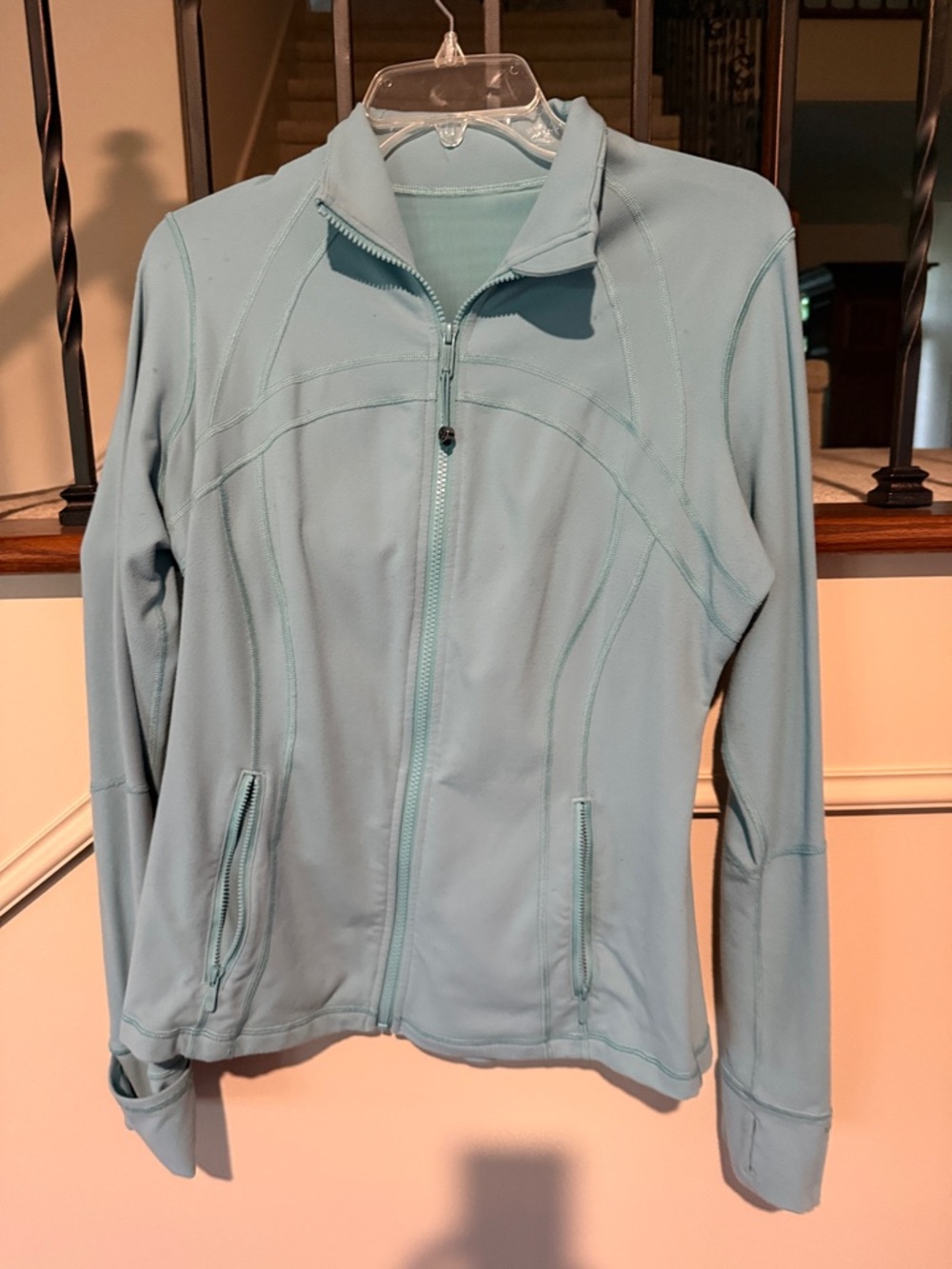 lululemon athletica Light Aqua Full-Zip Utility Jacket